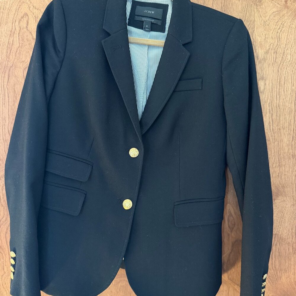 J. Crew Schoolboy Blazer - Size 6 - Black